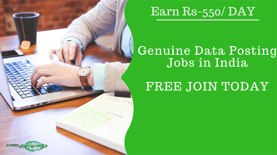 Genuine Data posting Jobs without investment